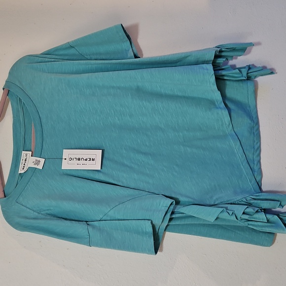 For the Republic shirt  ruffle new XL - Picture 1 of 8